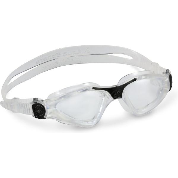 Foto van Aquasphere Kayenne - Zwembril - Volwassenen - Clear Lens - Transparant/Zwart