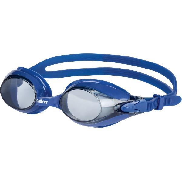 Foto van CRIVIT Zwembril L/XL Donkerblauw - Gemakkelijk Verstelbare Hoofdband - Volwassenen