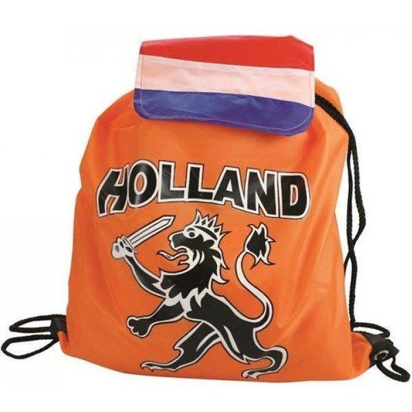 Foto van Oranje Holland rugzak - Leeuw en Holland opdruk - zwemtas