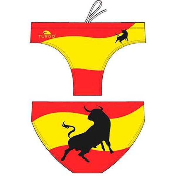 Foto van TURBO Bull Spain Zwemslip Heren - Red / Yellow - M