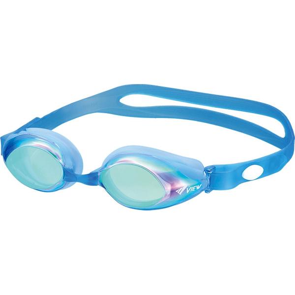 Foto van Zwembril VIEW Solace V-825AMR, Mirror lens, Volwassenen, Unisex, Clear Blue Emerald