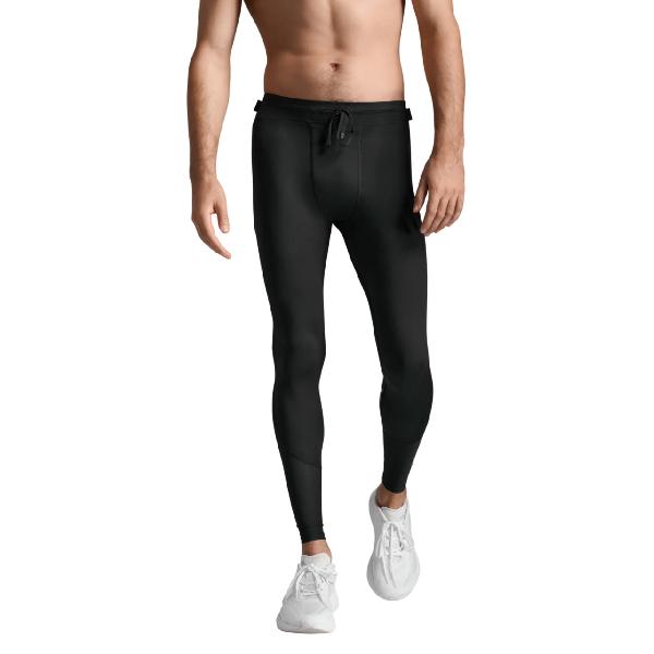 Foto van 2XU Aero Mesh Compression hardloopbroek Black/Silver Reflective Heren XL