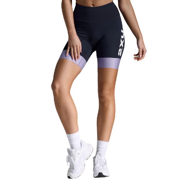 Foto van 2XU Aero Tri 7 Inch Shorts Midnight/Grape Fizz Dames M