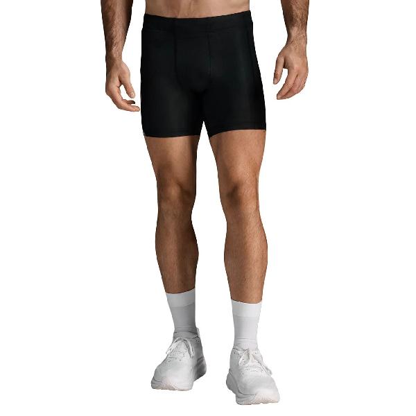 Foto van 2XU Core Compression 1/2 Shorts Black/Silver Heren