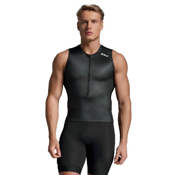 Foto van 2XU Core Tri Tank mouwloos Black/White Heren M