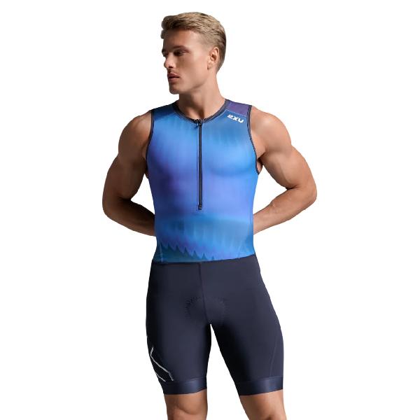 Foto van 2XU Core Trisuit Azure Blue/Midnight heren M