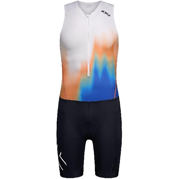 Foto van 2XU Core Trisuit nebula blaze/midnight Heren