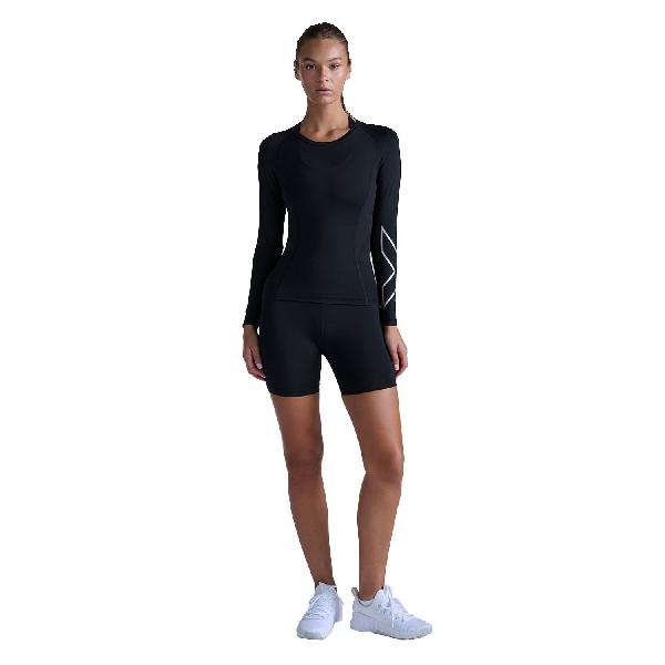 Foto van 2XU Core compression hardloopshirt lange mouw Black dames