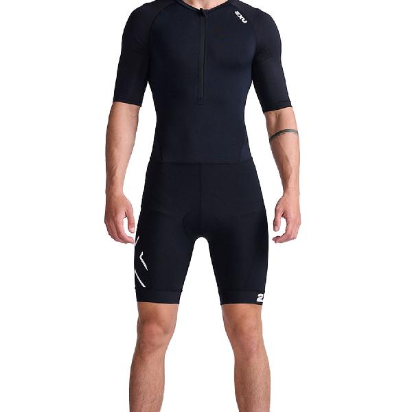 Foto van 2XU Core trisuit korte mouw zwart heren
