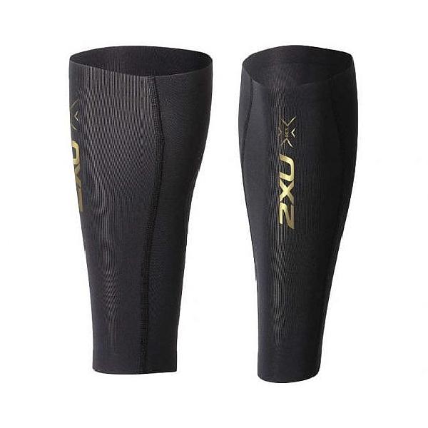 Foto van 2XU Elite MCS Compression calf guard zwart/goud