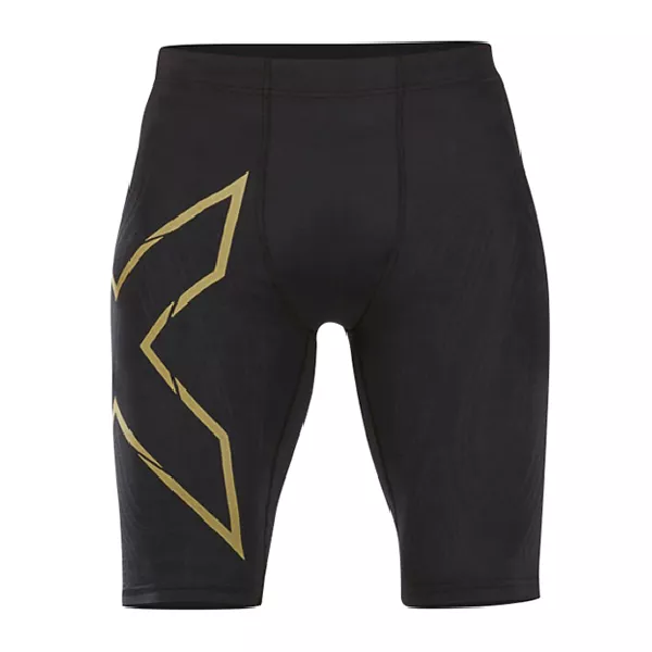 Foto van 2XU MCS Run Compressie shorts zwart/goud heren XL