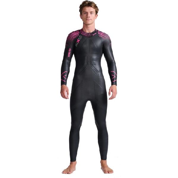 Foto van 2XU Propel:Pro lange mouw wetsuit zwart/roze heren XXL