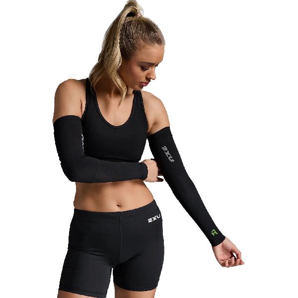 Foto van 2XU Recovery Flex Arm Sleeves Black/Nero unisex