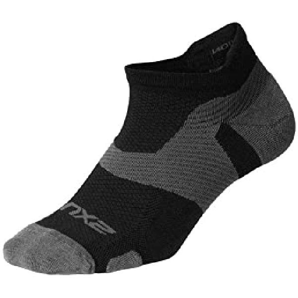 Foto van 2XU Vectr merino light Noshow compressie sokken zwart XL