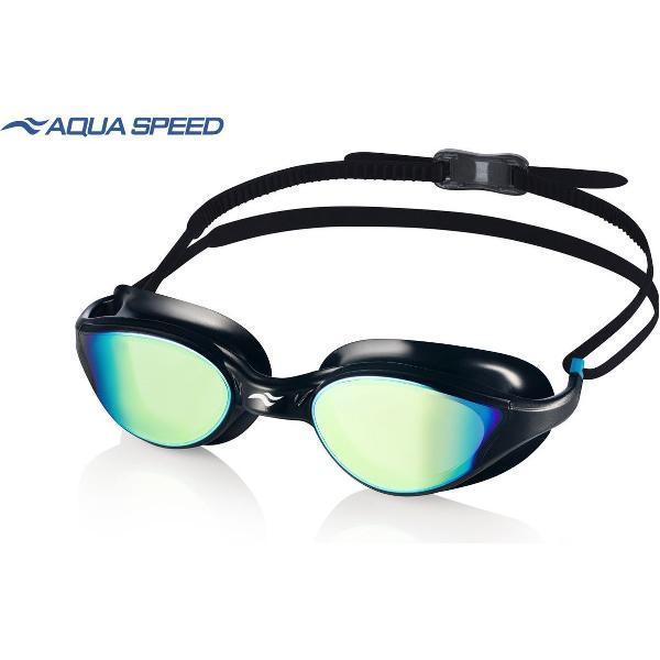 Foto van Aqua Speed Vortex Mirror Zwembril - Spiegelglazen - Zwart One Size