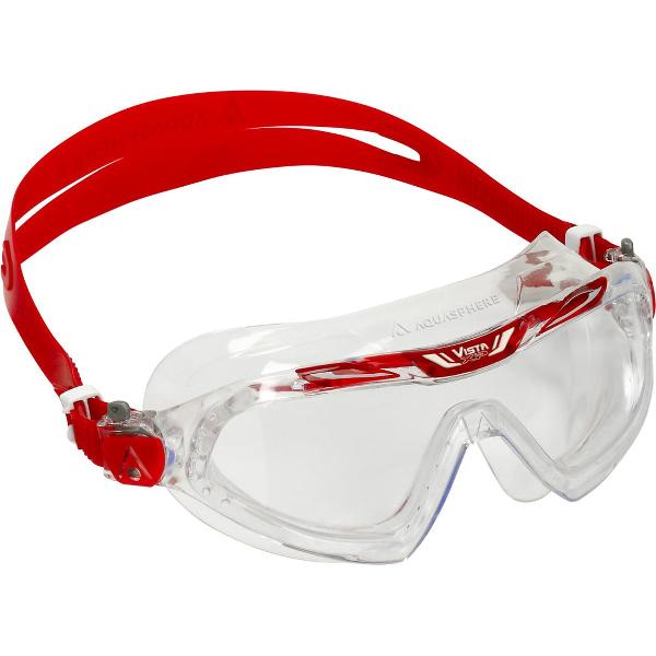 Foto van Aqua Sphere Vista XP transparante lens zwembril rood