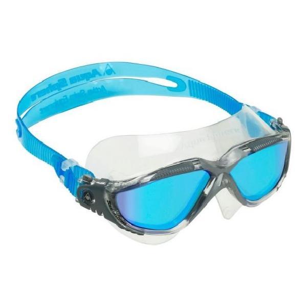 Foto van Aqua Sphere Vista blauw/Titanium spiegellens zwembril