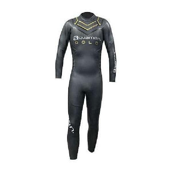 Foto van Aquaman Cell gold wetsuit lange mouw heren