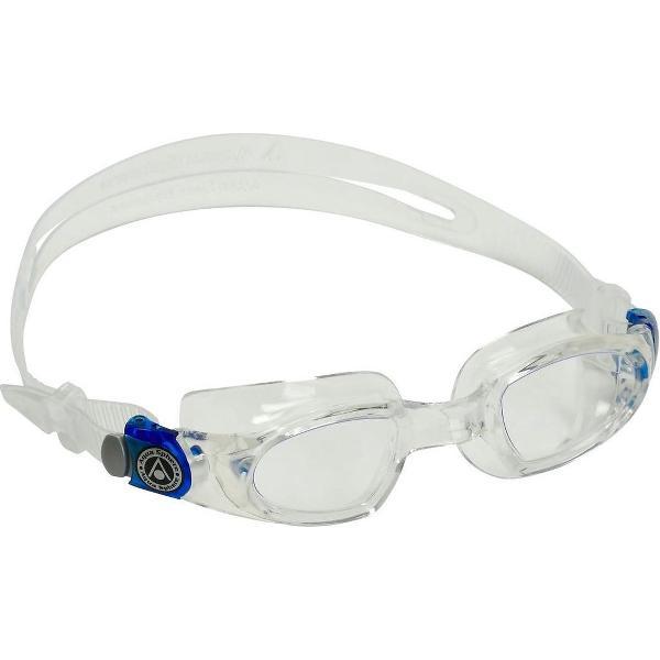 Foto van Aquasphere Mako 2 - Zwembril - Volwassenen - Clear Lens - Transparant/Blauw