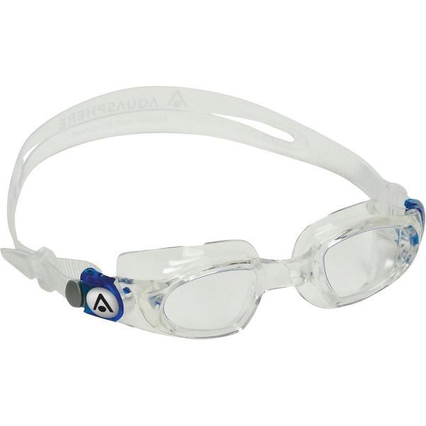 Foto van Aquasphere Mako - Zwembril - Volwassenen - Clear Lens - Transparant/Blauw