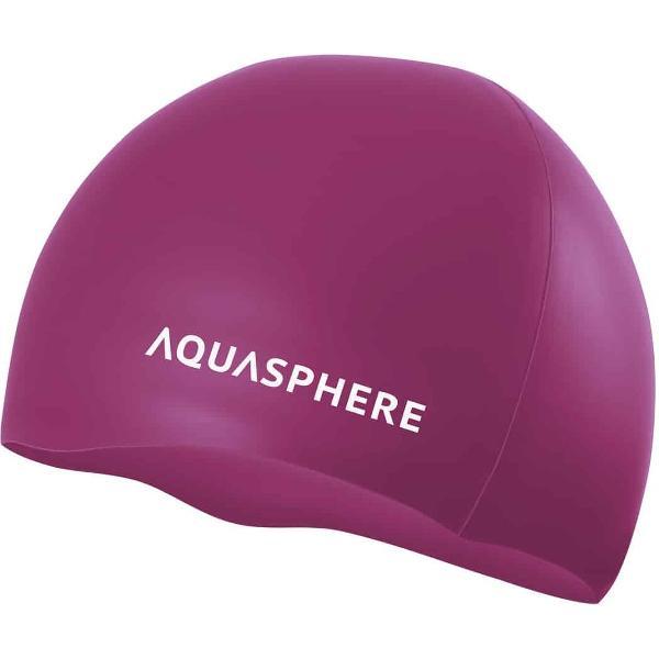 Foto van Aquasphere Silicone Cap - Badmuts - Volwassenen - Roze/Wit