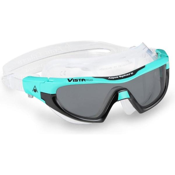 Foto van Aquasphere Vista Pro - Zwembril - Volwassenen - Dark Lens - Groen/Zwart