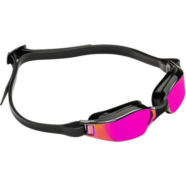 Foto van Aquasphere Xceed - Zwembril - Volwassenen - Pink Titanium Mirrored Lens - Zwart