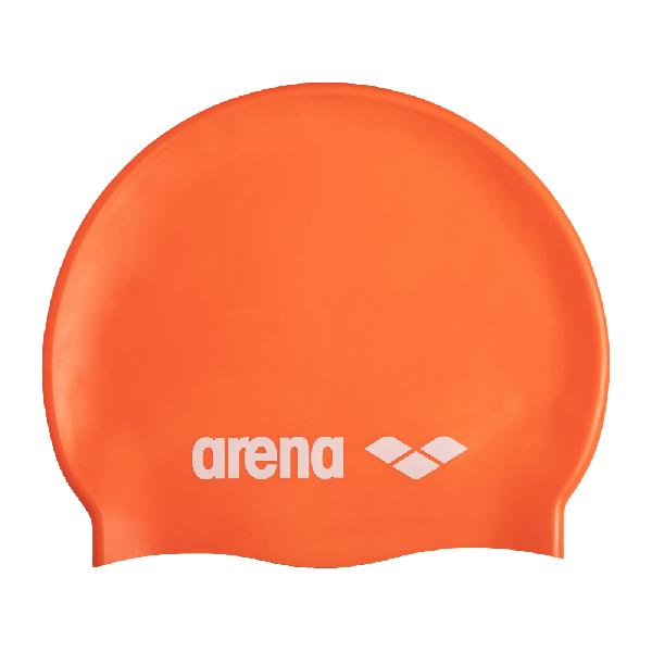 Foto van Arena Classic Silicone swimcap oranje M