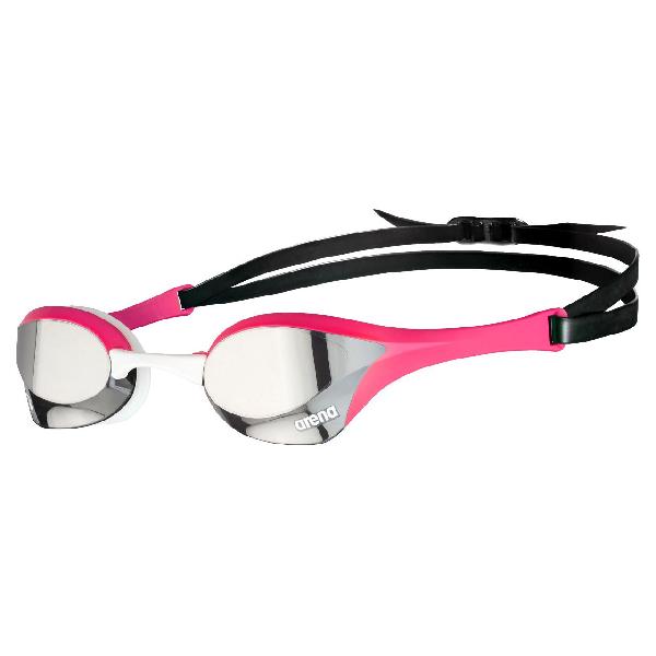 Foto van Arena Cobra Ultra Swipe Swim Mirror Goggles - Silver Pink