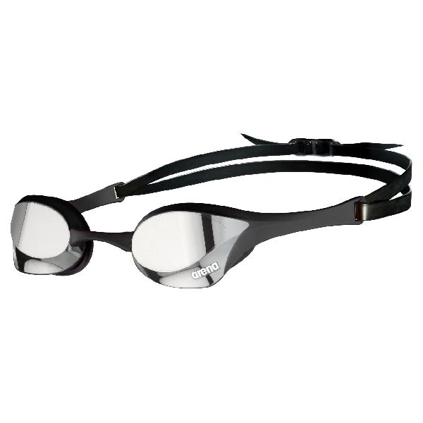 Foto van Arena Cobra Ultra swipe mirror zwembril zilver/zwart