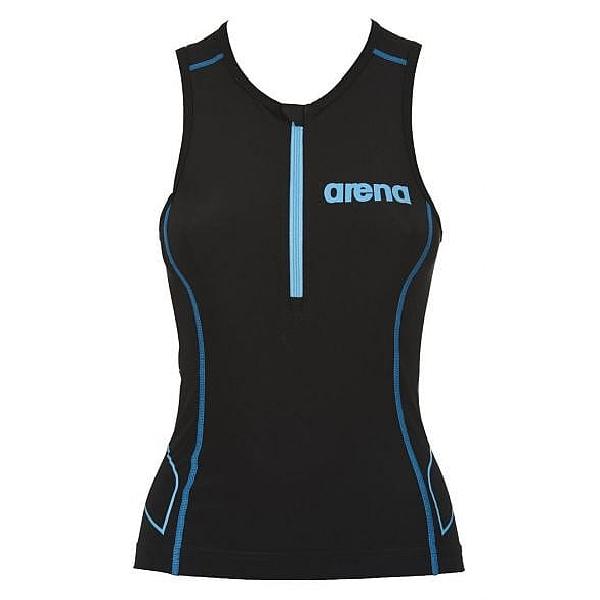 Foto van Arena ST mouwloos tri top zwart dames