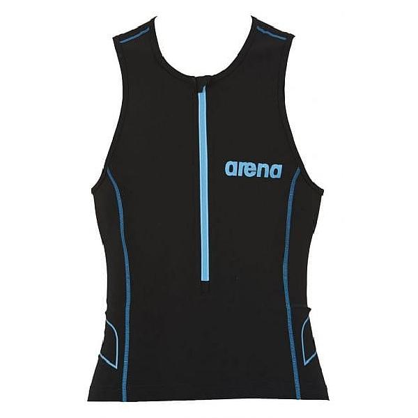 Foto van Arena ST mouwloos tri top zwart heren