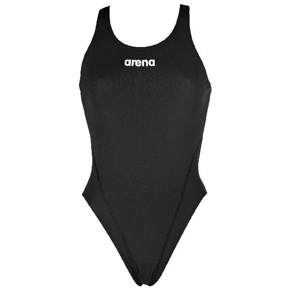 Foto van Arena Solid Swim Tech High Swimsuit - Black White