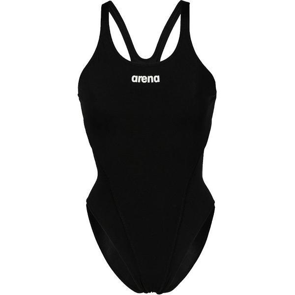 Foto van Arena W Team Swimsuit Swim Tech Solid Black-White