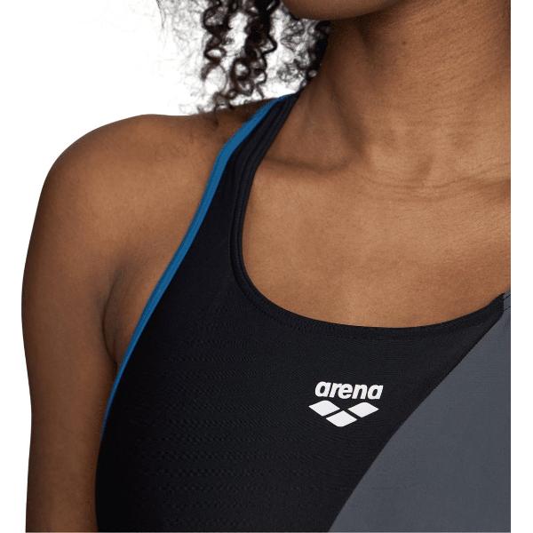 Foto van Arena W Waves Profil Pro Back Black-Grey-Blue-White