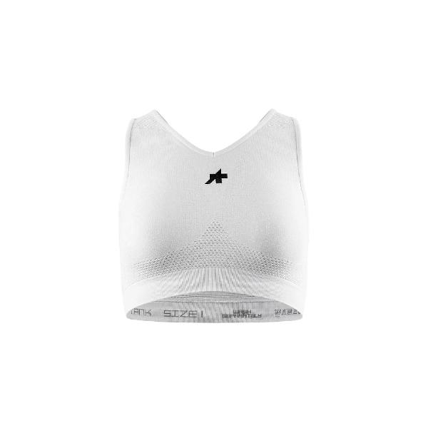 Foto van Assos Cropped Tank Skin Layer P1 bra wit dames