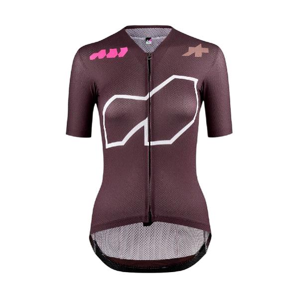 Foto van Assos Dyora R S11 fietsshirt Panic Red dames