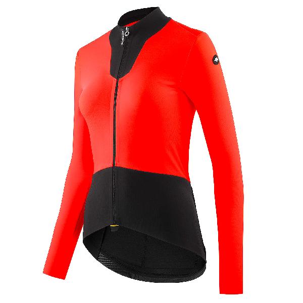 Foto van Assos Dyora R spring/fall fietsshirt lange mouw lolly red dames