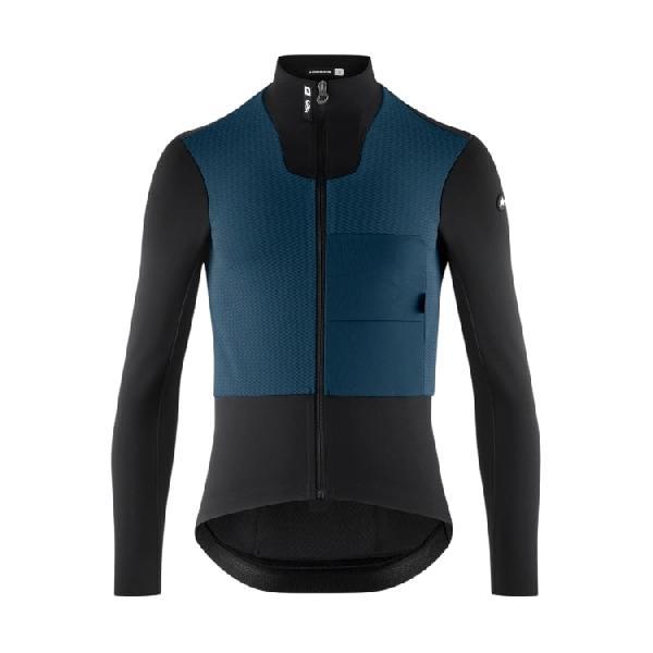 Foto van Assos Equipe R HABU winter fietsjack S11 blauw heren XL