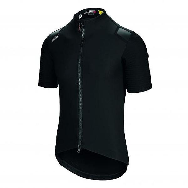 Foto van Assos Equipe RS lente herfst targa fietsshirt korte mouw zwart heren