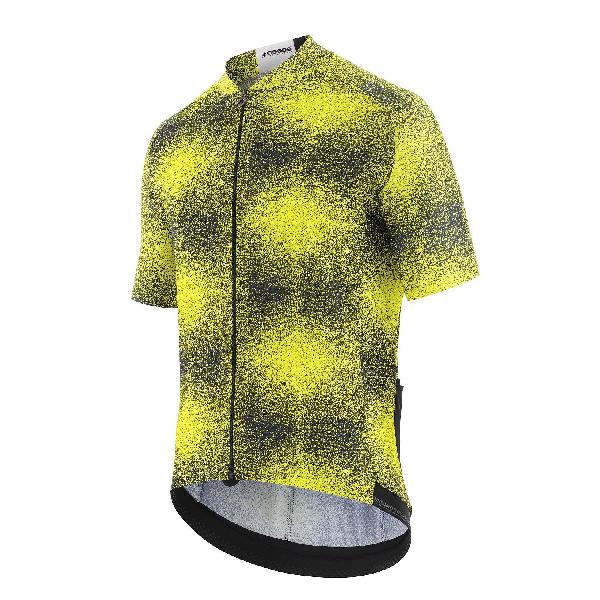 Foto van Assos Mille GT C2 EVO Zeus fietsshirt korte mouw geel heren