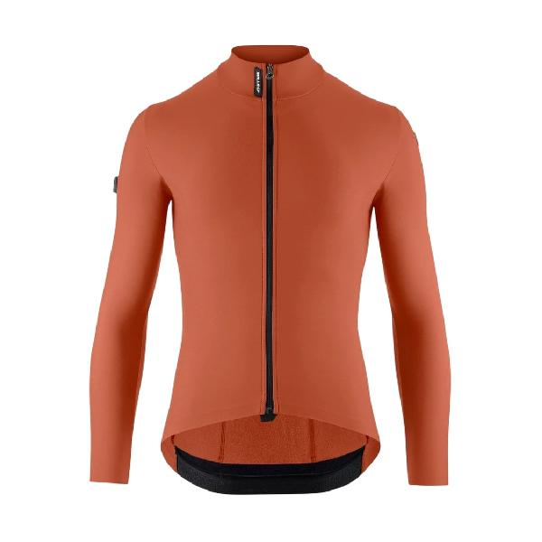 Foto van Assos Mille GT C2 spring/fall fietsshirt lange mouw rusty brown heren XL