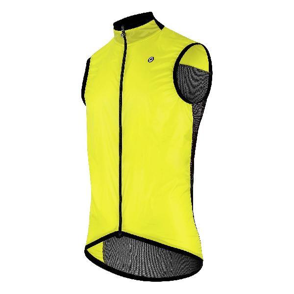 Foto van Assos Mille GT C2 wind fietsvest geel heren