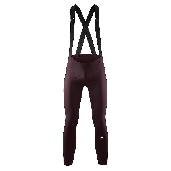 Foto van Assos Mille GT Spring Fall Bib Tights S11 fietsbroek lang mulberry brown heren