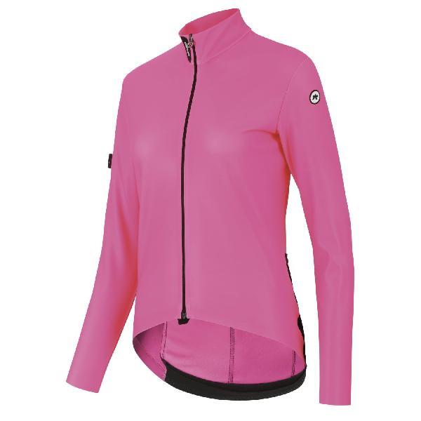 Foto van Assos Mille GT spring/fall fietsshirt C2 lange mouw fluo pink dames L