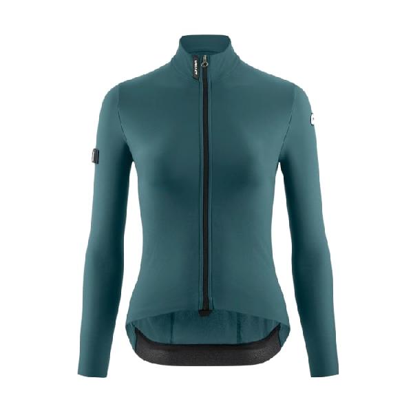 Foto van Assos Mille GT spring/fall fietsshirt C2 lange mouw foundation green dames XL