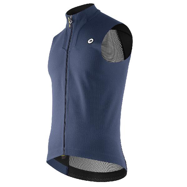 Foto van Assos Mille GTS spring/fall C2 fietsvest mouwloos stone blue heren M
