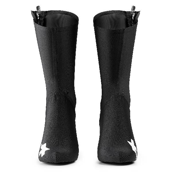 Foto van Assos RS spring/fall rain booties P1 overschoenen black serie unisex
