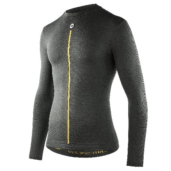 Foto van Assos Skin Layer Spring/Fall LS ondershirt anthracite grey heren