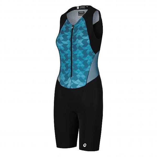 Foto van Assos Trisuit Triator NS speedsuit mouwloos blauw dames